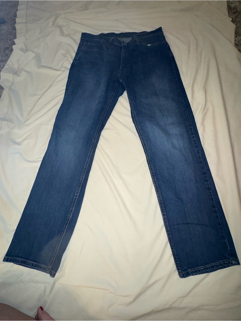 Levi 541’s Men's Athletic Fit Dark Blue Jeans - 36x34